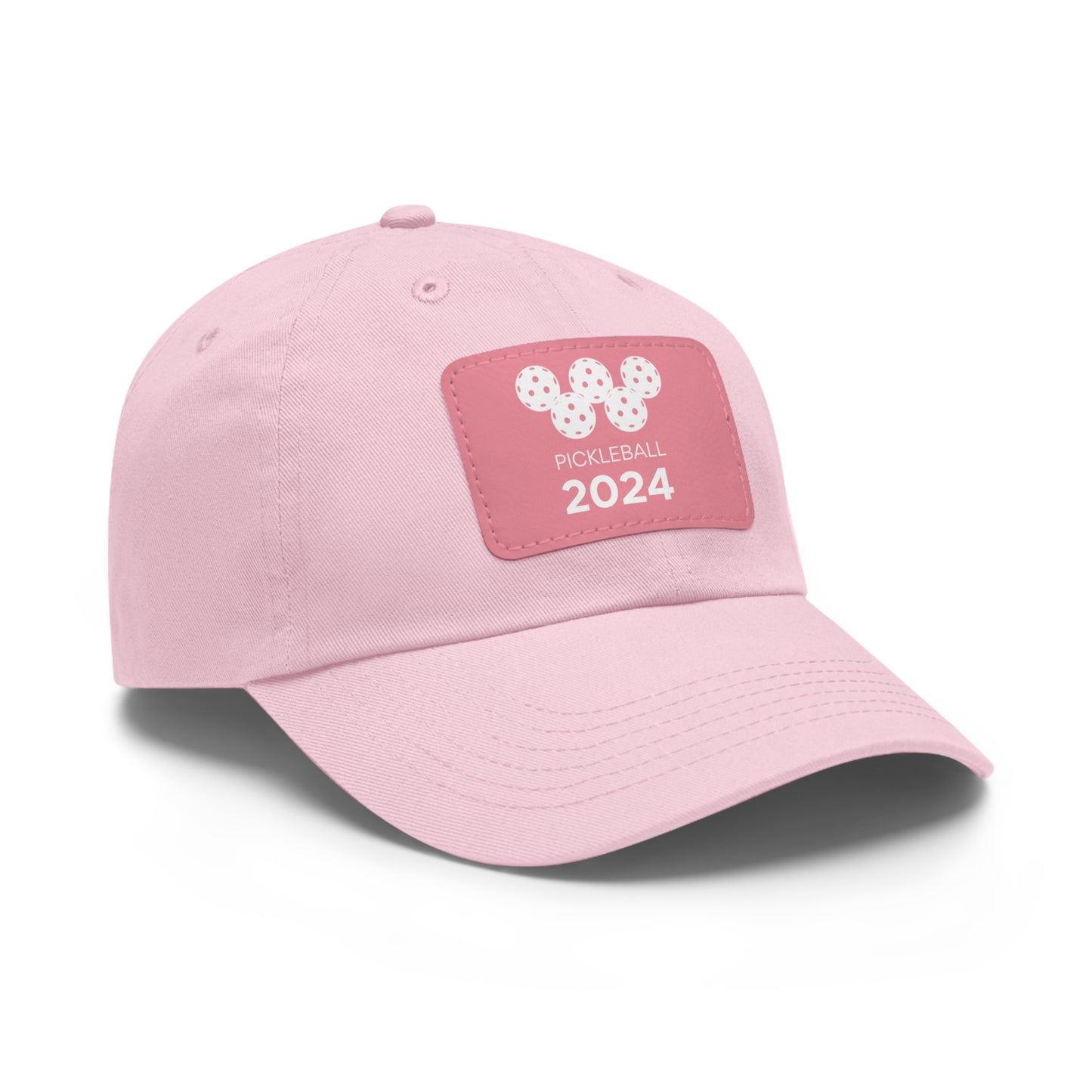 Pickleball 2024 Baseball Cap with Leather Patch