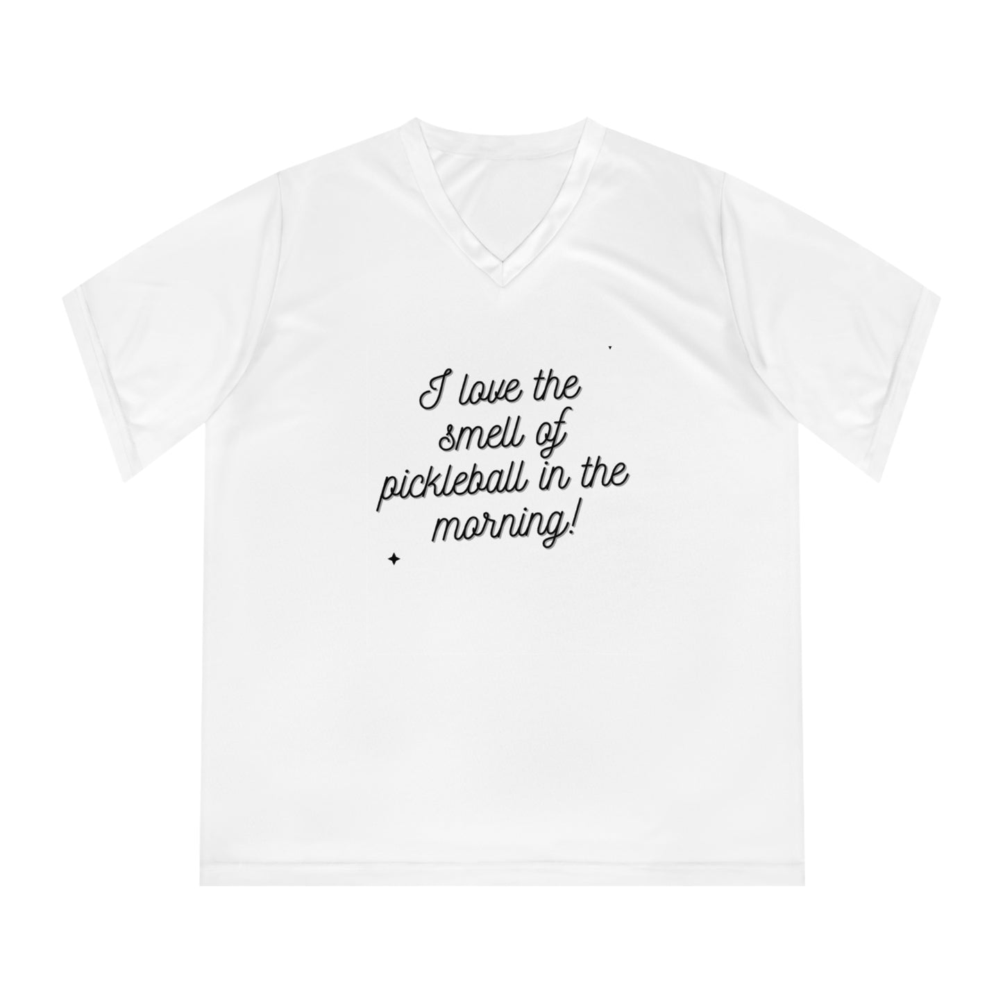 I Love The Smell Of Pickleball In The Morning Women's Performance V-Neck