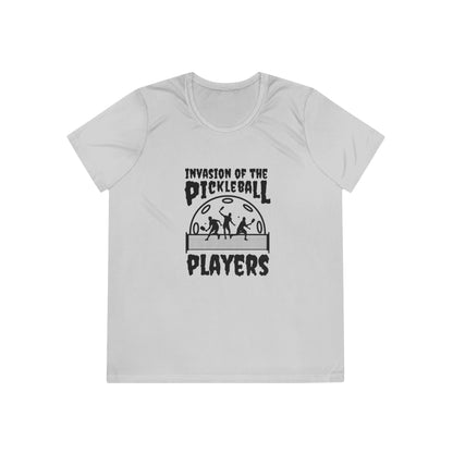 Invasion of the Pickleball Players Women's Moisture Wicking