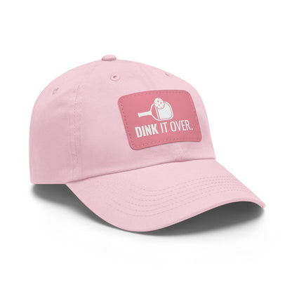 Dink It Over Baseball Cap with Leather Patch