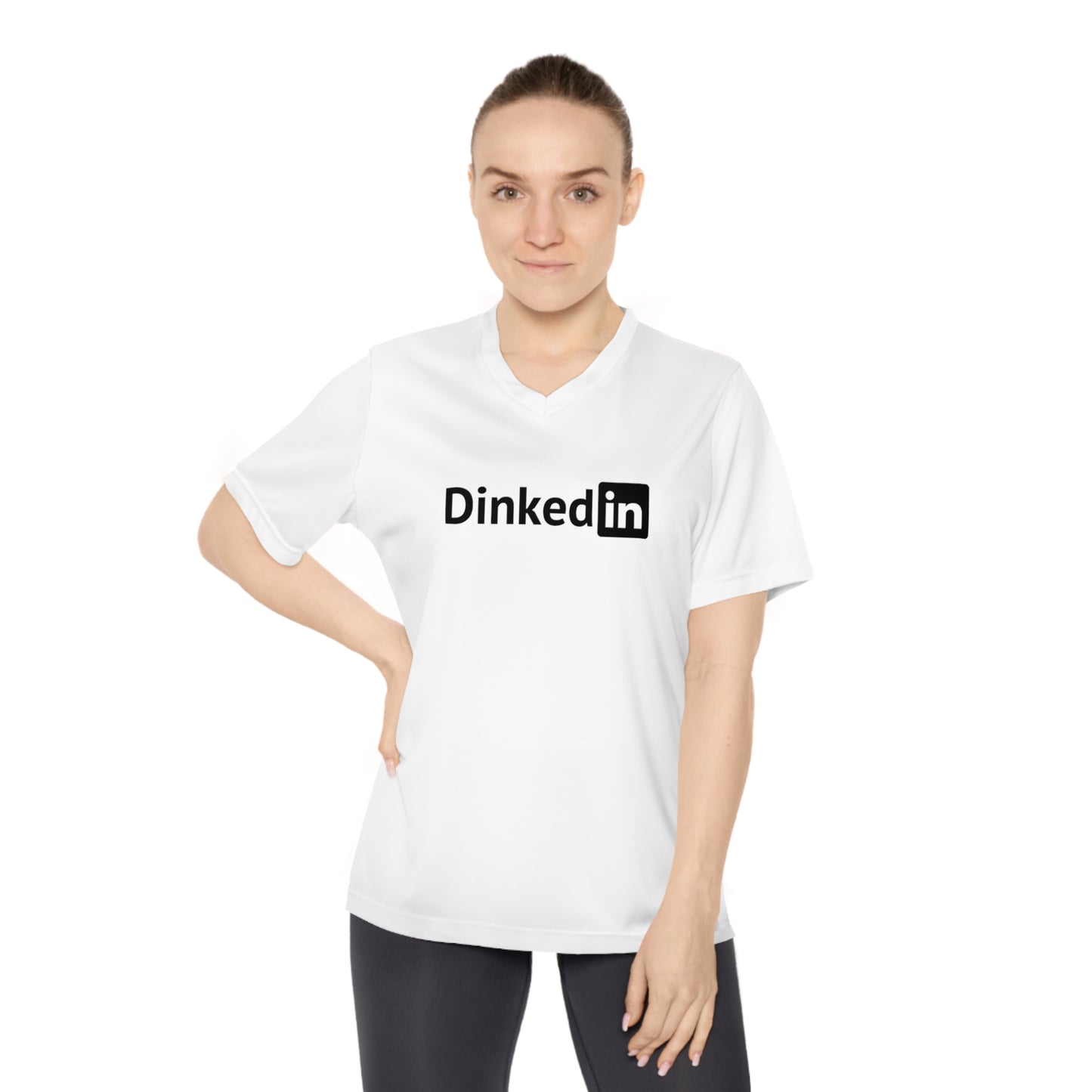 Dinkedin Women's Performance V-Neck