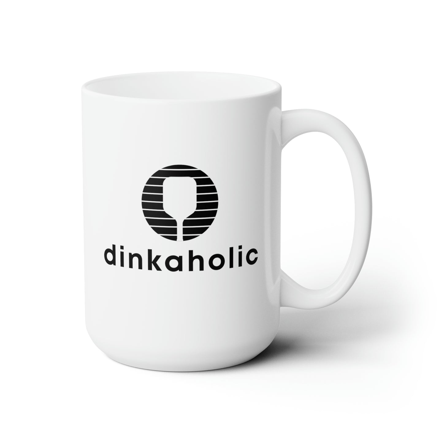 dinkaholic 15 Oz White Coffee Mug