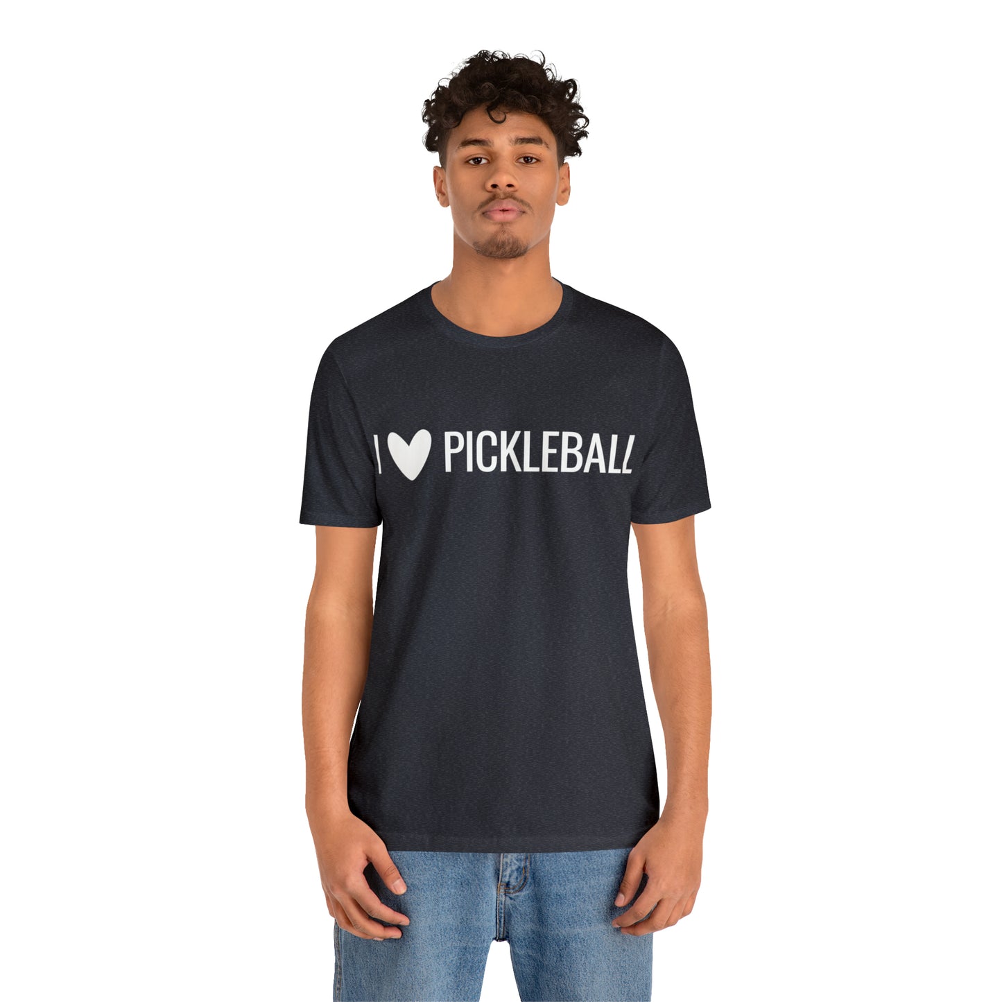 I Heart Pickleball Bella+Canvas