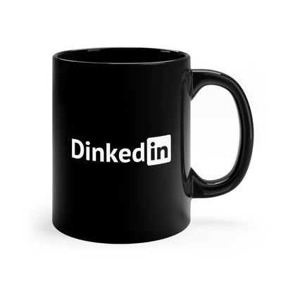 Dinkedin 11 Oz Black Coffee Mug