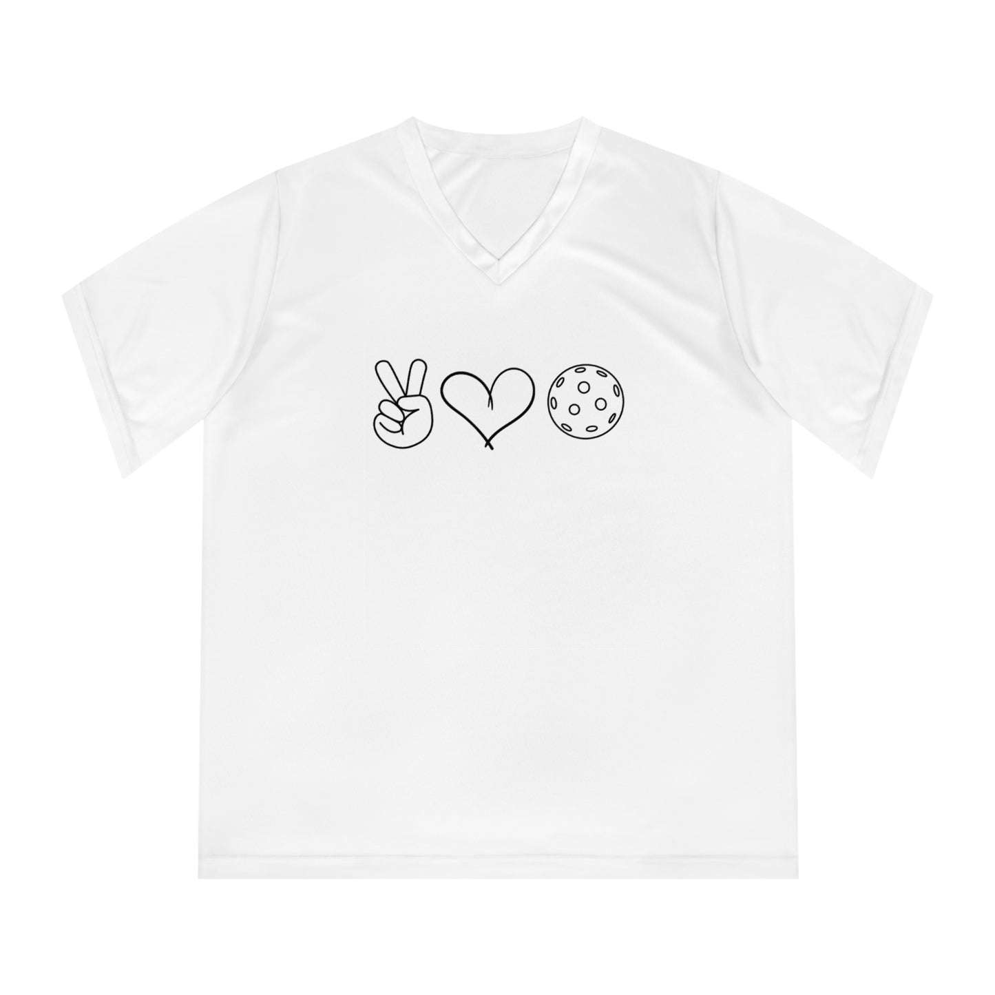 Peace, Love, Pickleball Women's Performance V-Neck