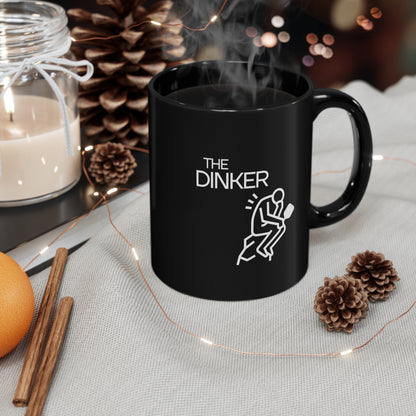 The Dinker 11 Oz Black Coffee Mug