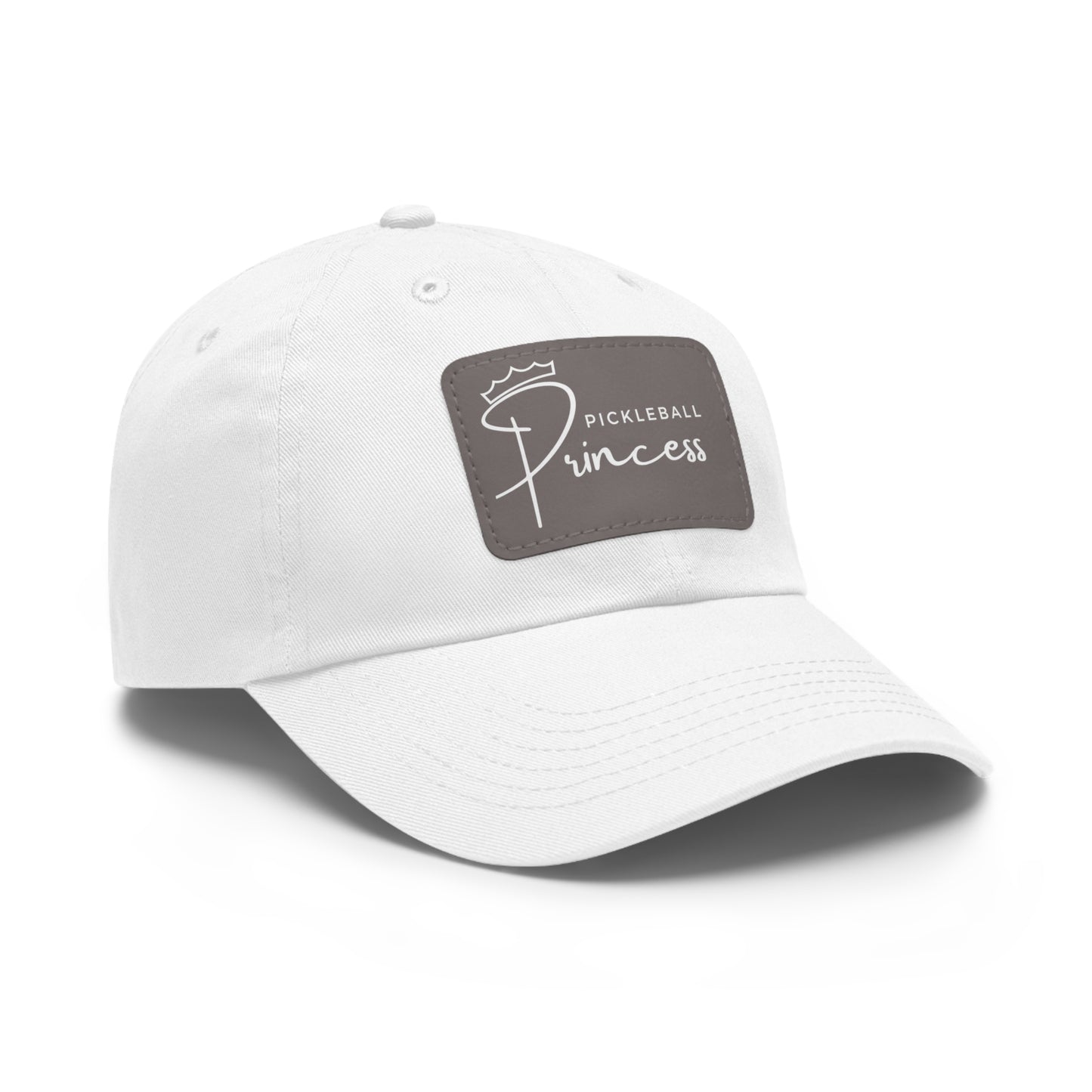 Pickleball Princess Baseball Cap with Leather Patch