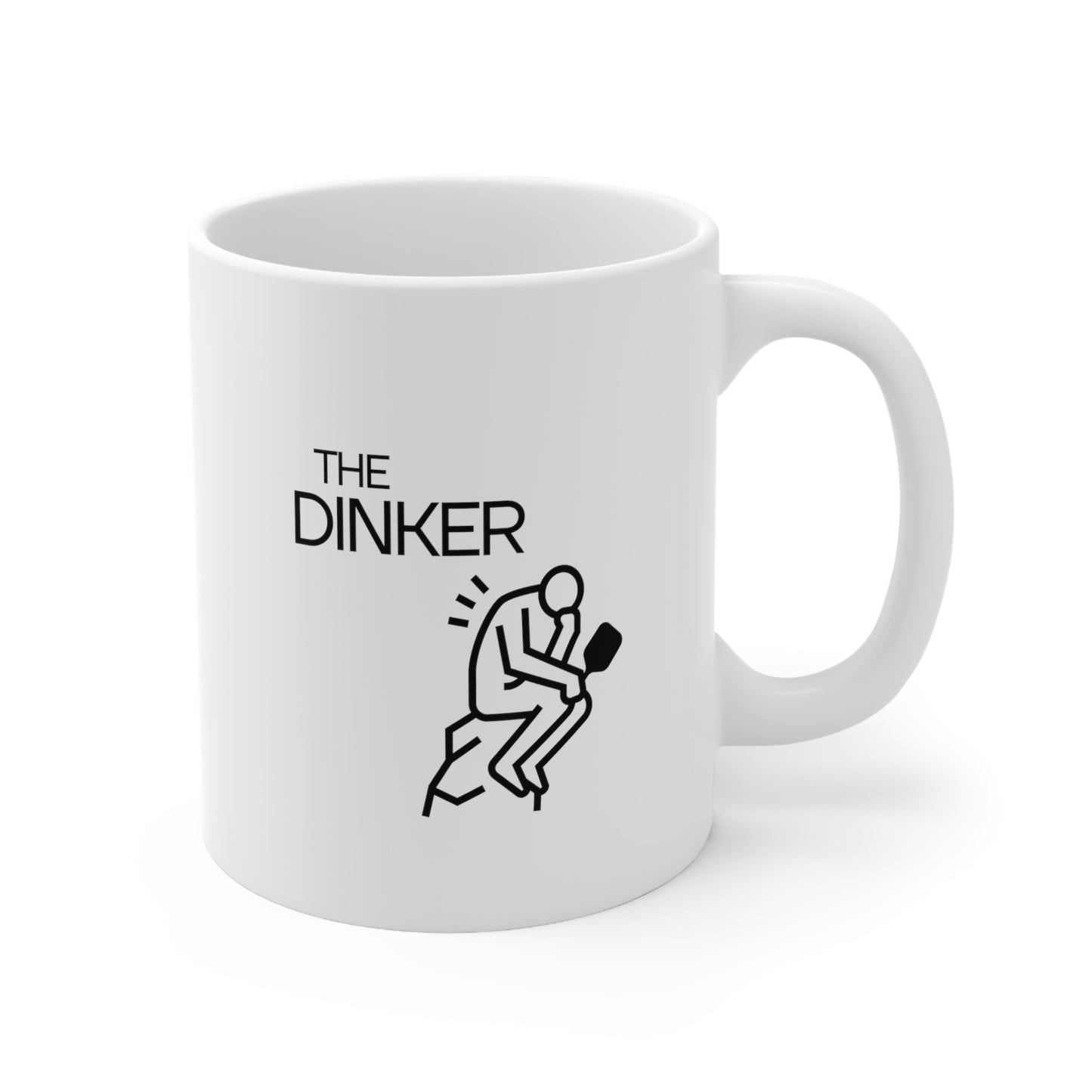 The Dinker 11 Oz White Coffee Mug