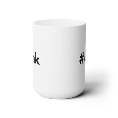 #dink 15 Oz White Coffee Mug