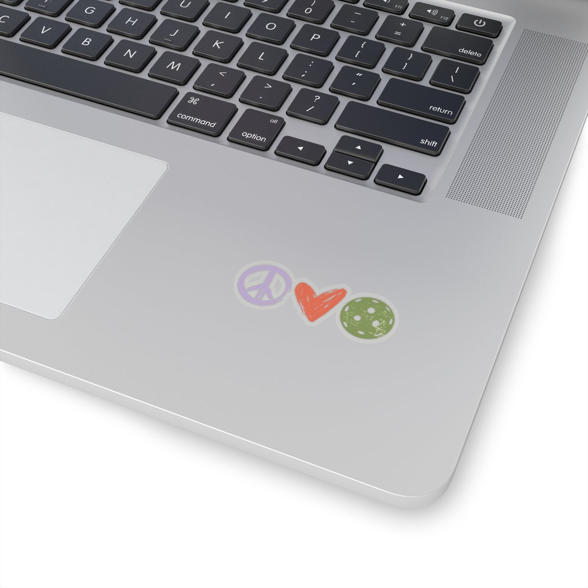 Peace, Love, Pickleball Kiss Cut Sticker