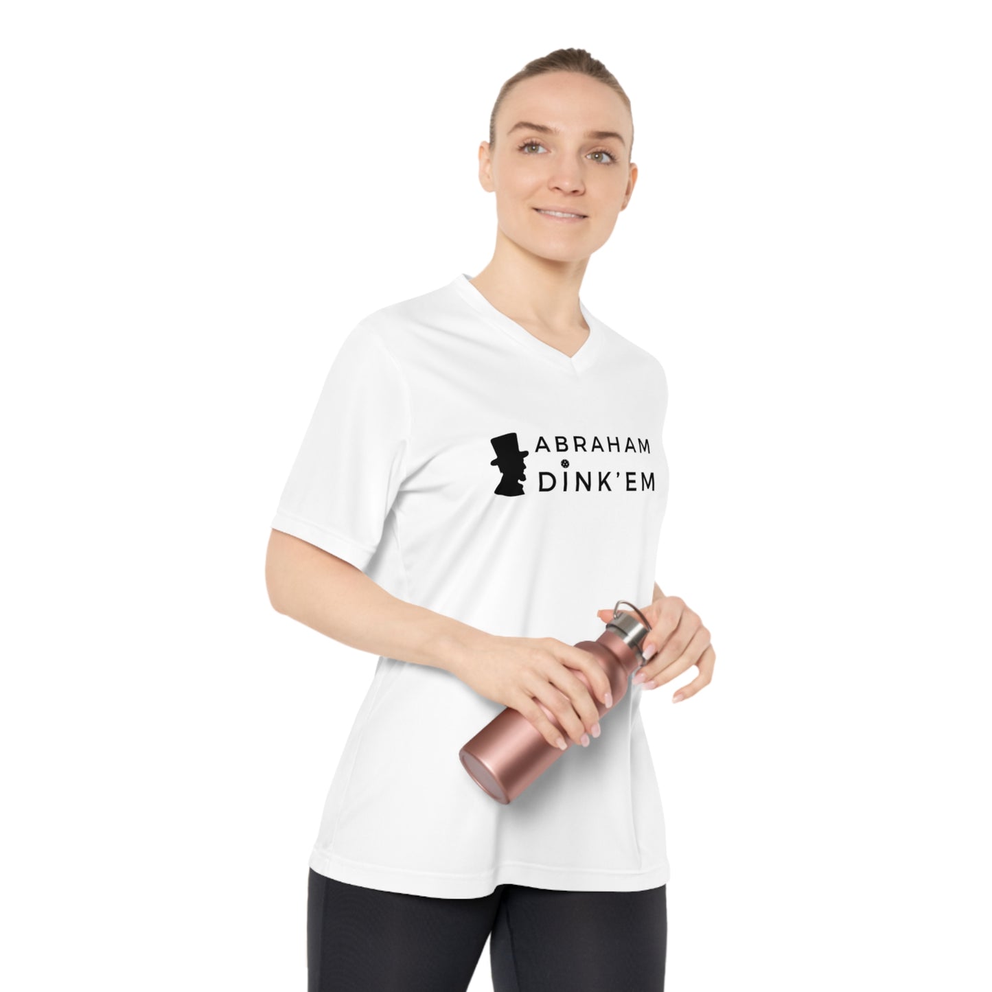 Abraham Dink'Em Women's Performance V-Neck