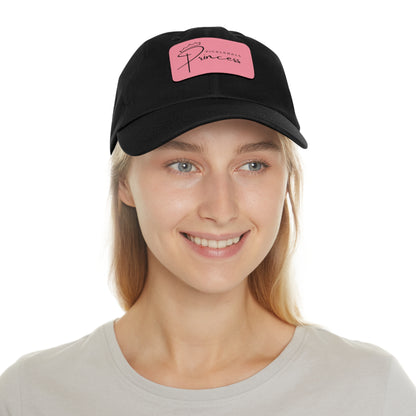 Pickleball Princess Baseball Cap with Leather Patch