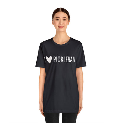 I Heart Pickleball Bella+Canvas