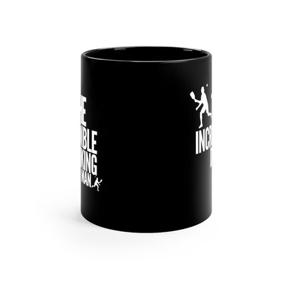 The Incredible Dinking Man 11 Oz Black Coffee Mug