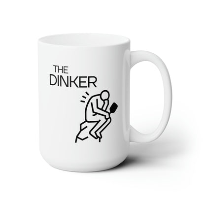 The Dinker 15 Oz White Coffee Mug