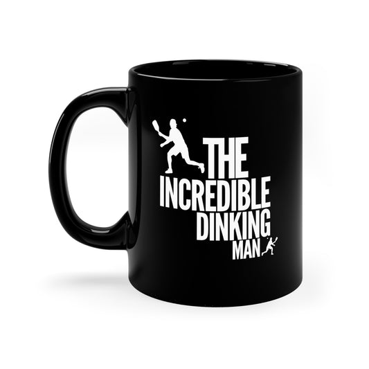 The Incredible Dinking Man 11 Oz Black Coffee Mug