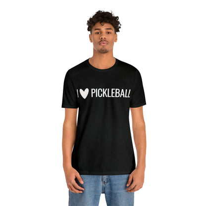 I Heart Pickleball Bella+Canvas