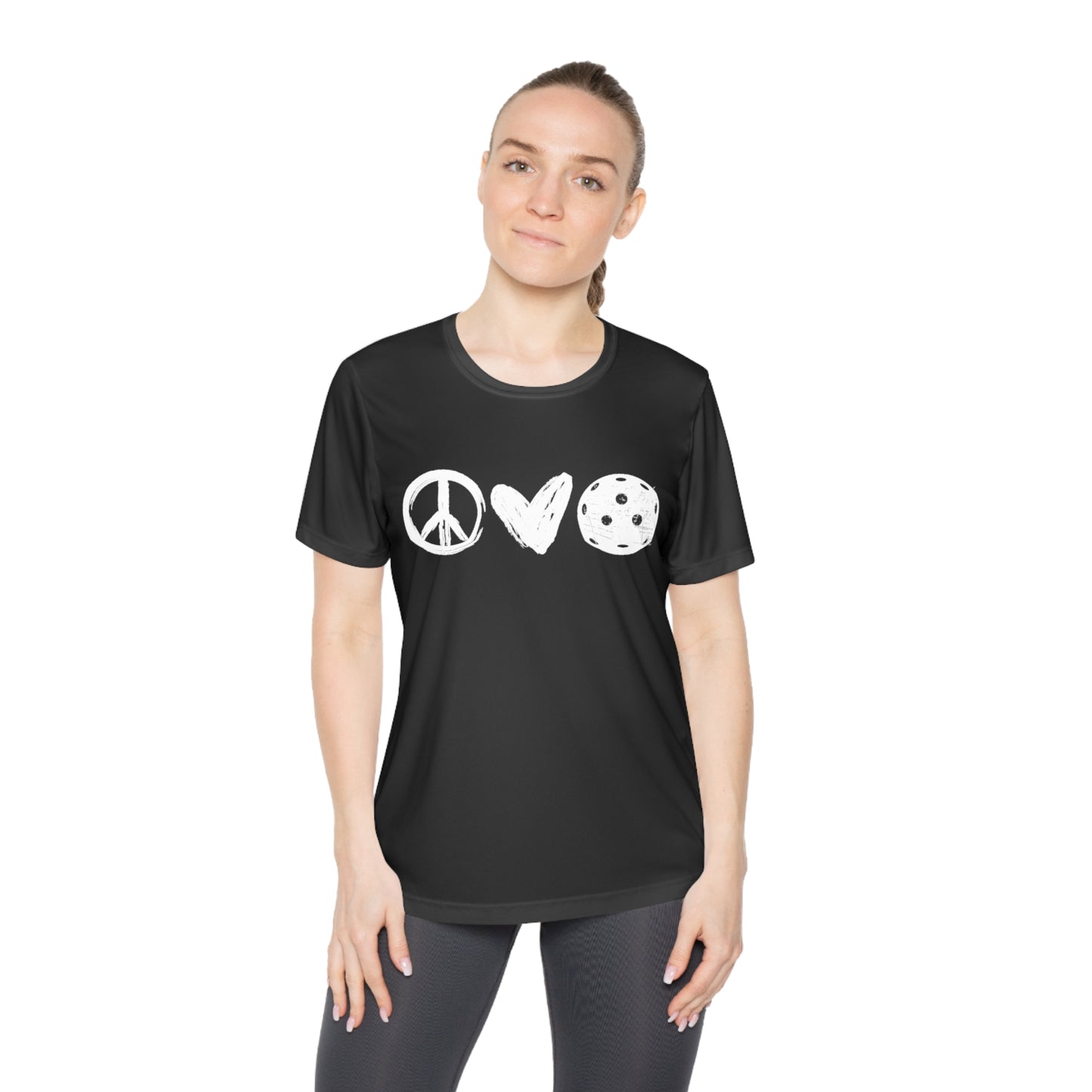 Peace, Love, Pickleball Women's Moisture Wicking