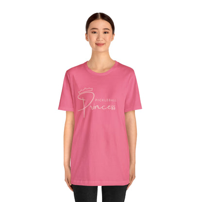 Pickleball Princess Pink Imprint. Bella+Canvas