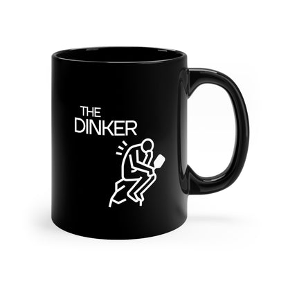 The Dinker 11 Oz Black Coffee Mug