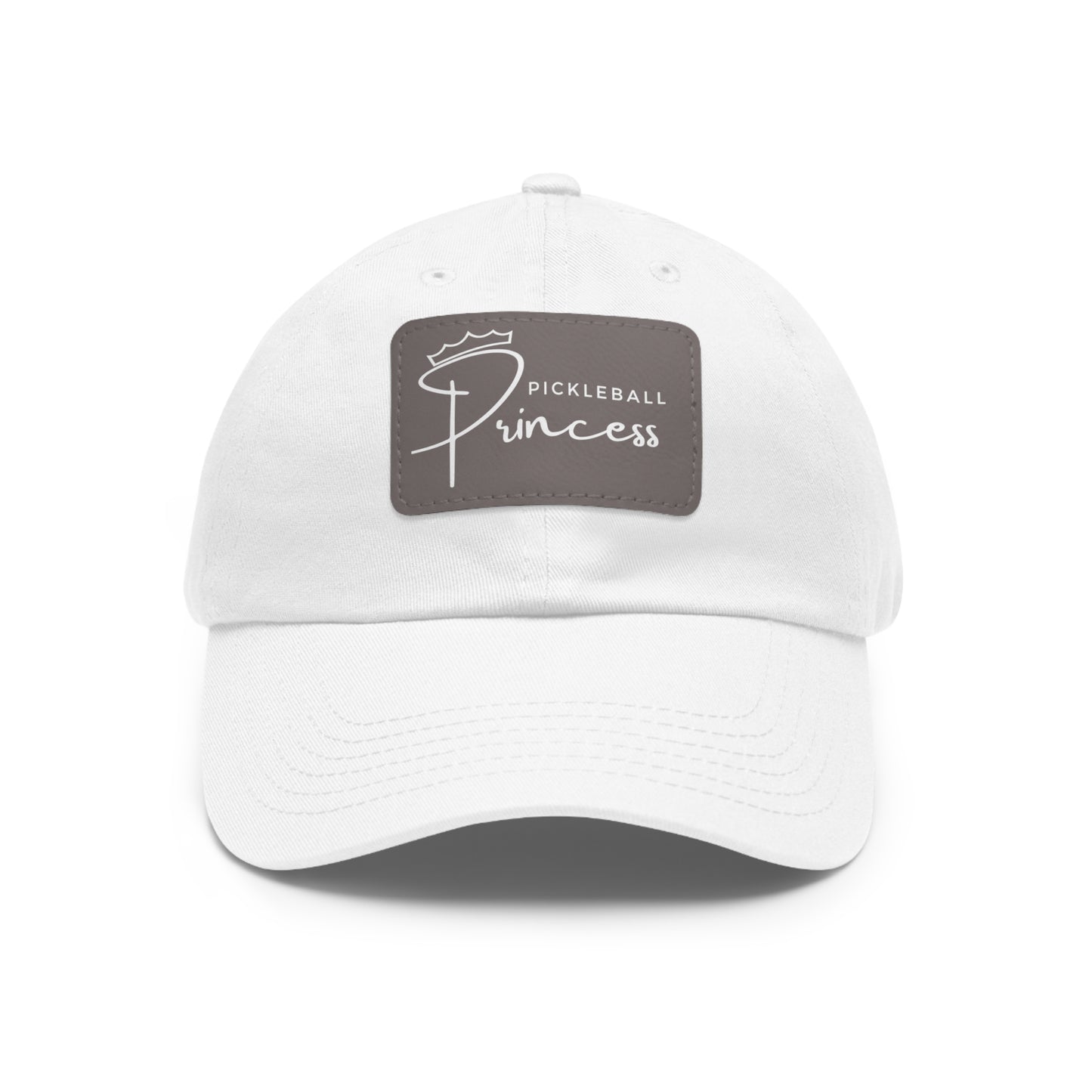 Pickleball Princess Baseball Cap with Leather Patch