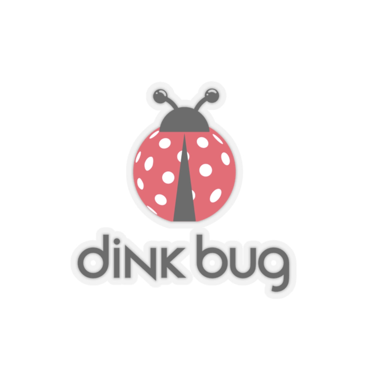 dink bug Kiss Cut Sticker