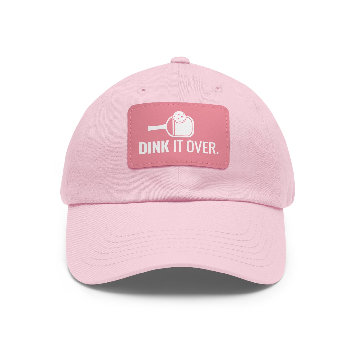 Dink It Over Baseball Cap with Leather Patch