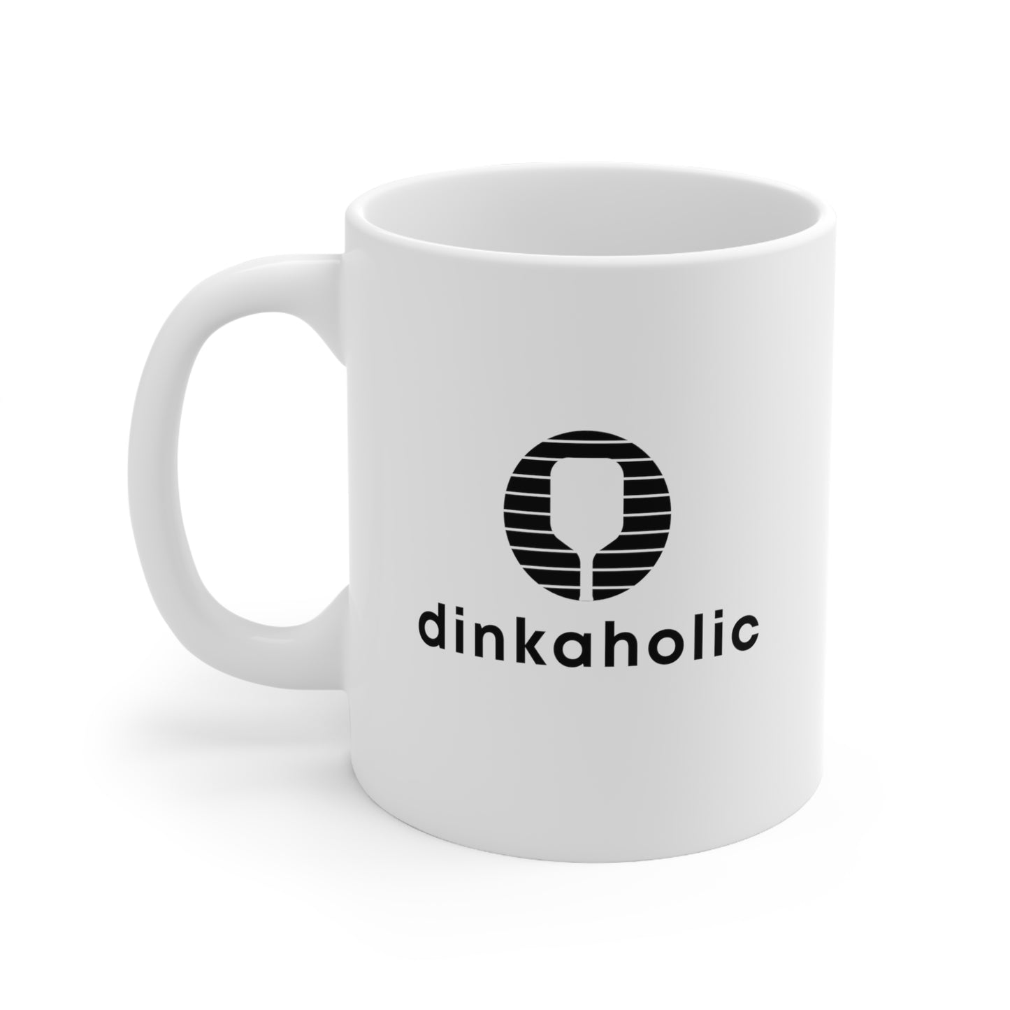 dinkaholic 11 Oz White Coffee Mug