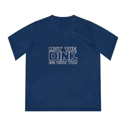 May The Dink Be With You Women's Performance V-Neck