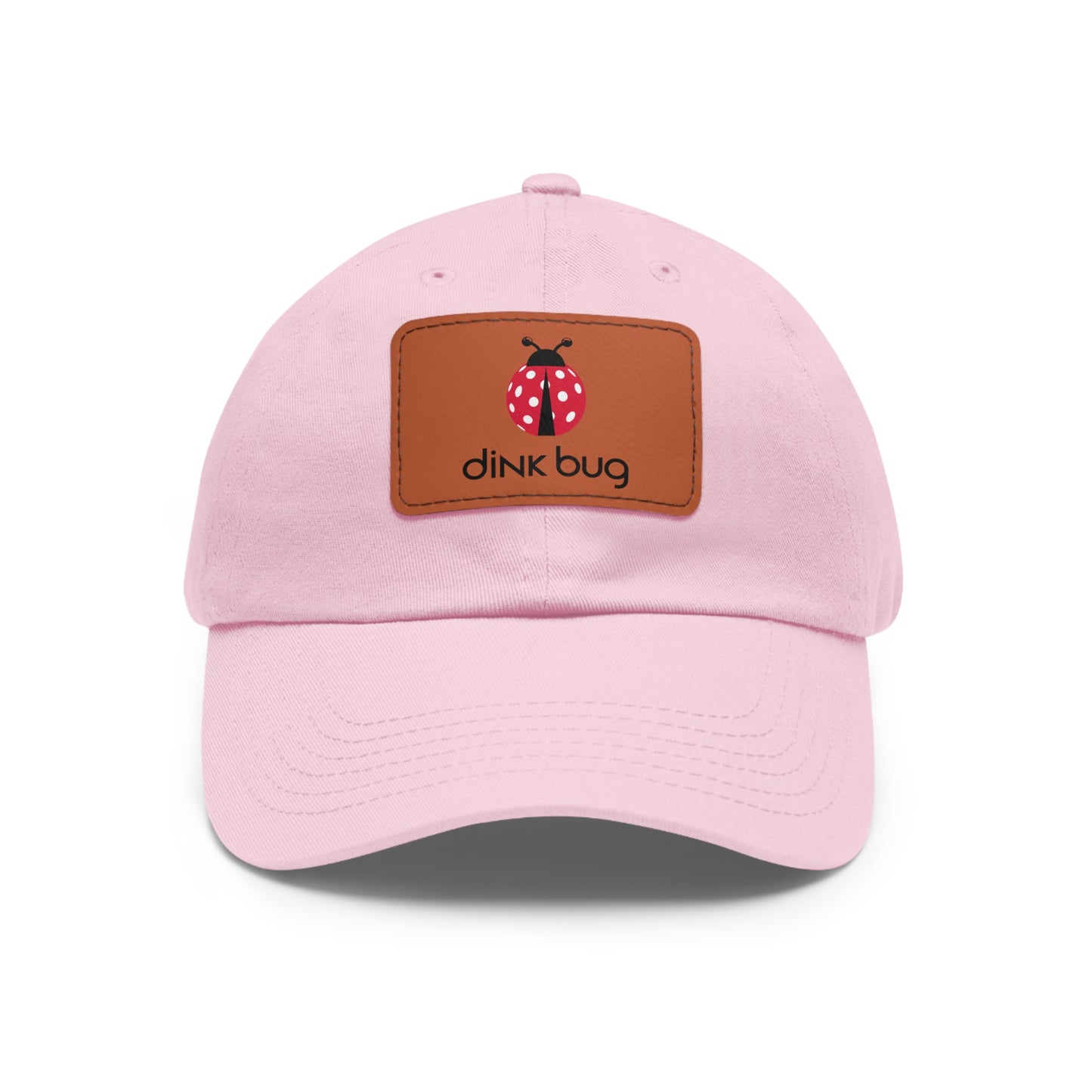 Dink Bug Baseball Cap with Leather Patch