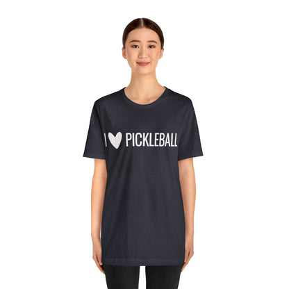 I Heart Pickleball Bella+Canvas