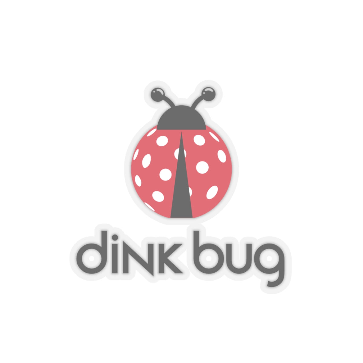 dink bug Kiss Cut Sticker