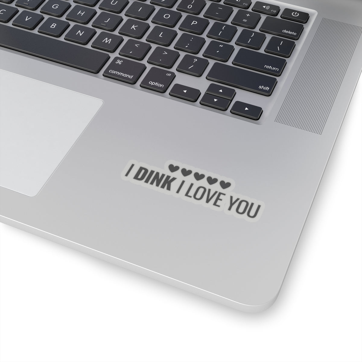 I Dink I Love You Kiss Cut Sticker