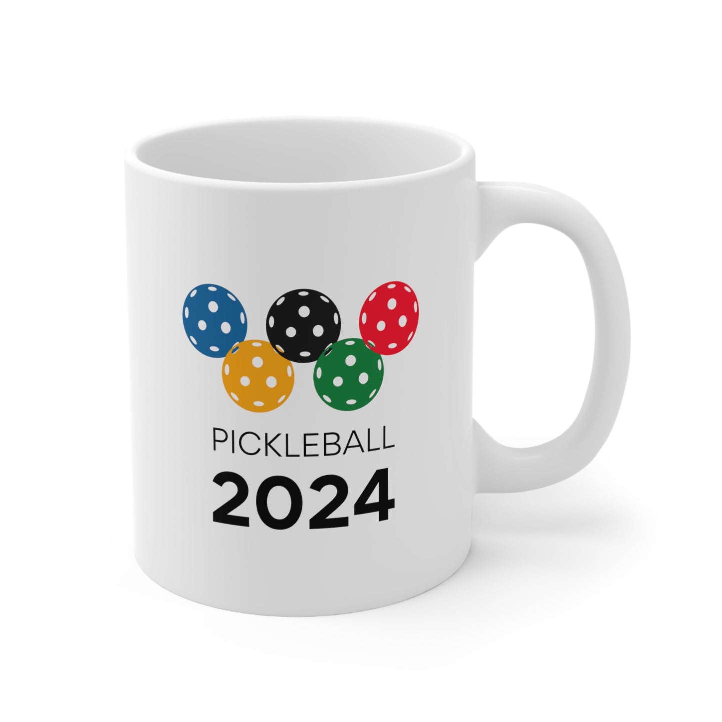 Pickleball 2024 11 Oz White Coffee Mug