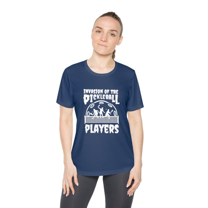 Invasion of the Pickleball Players Women's Moisture Wicking