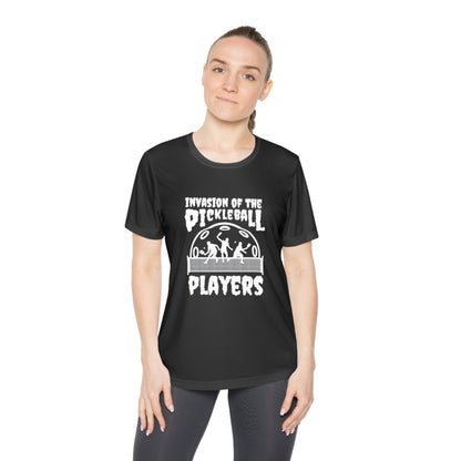 Invasion of the Pickleball Players Women's Moisture Wicking