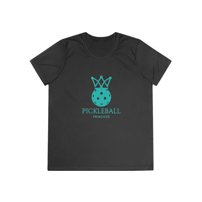 Pickleball Princess Tiffany Blue Imprint. Women's Moisture Wicking