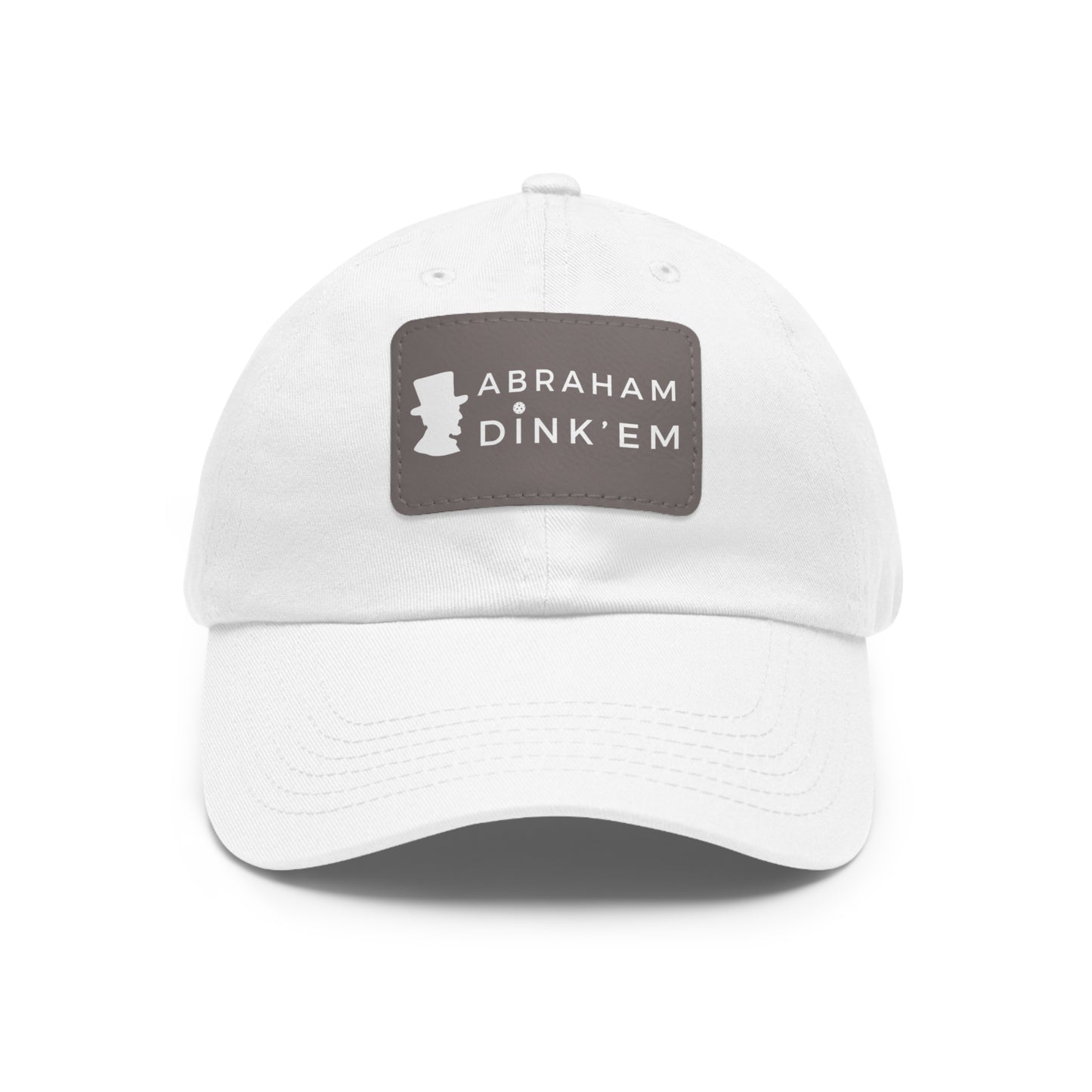 Abraham Dink'Em Baseball Cap with Leather Patch