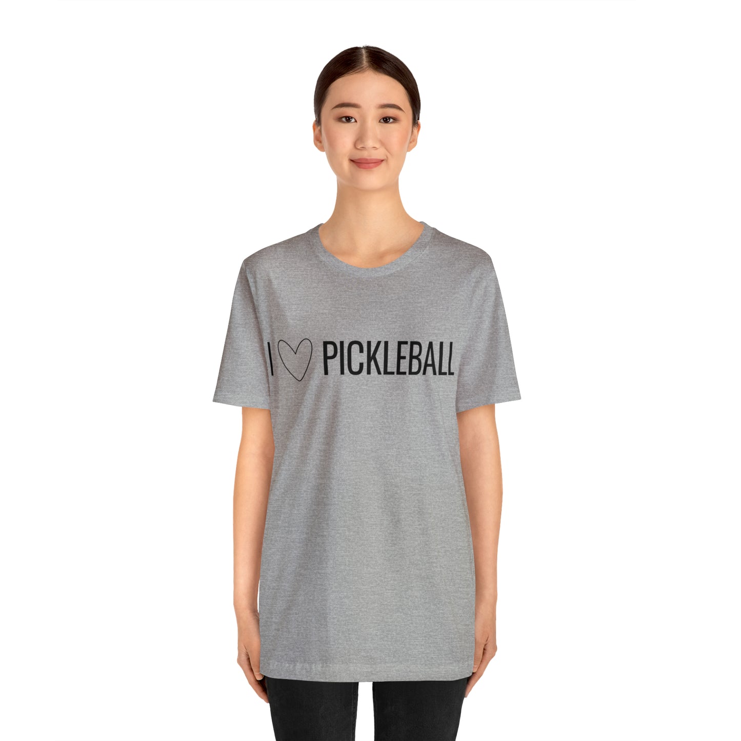 I Heart Pickleball Bella+Canvas