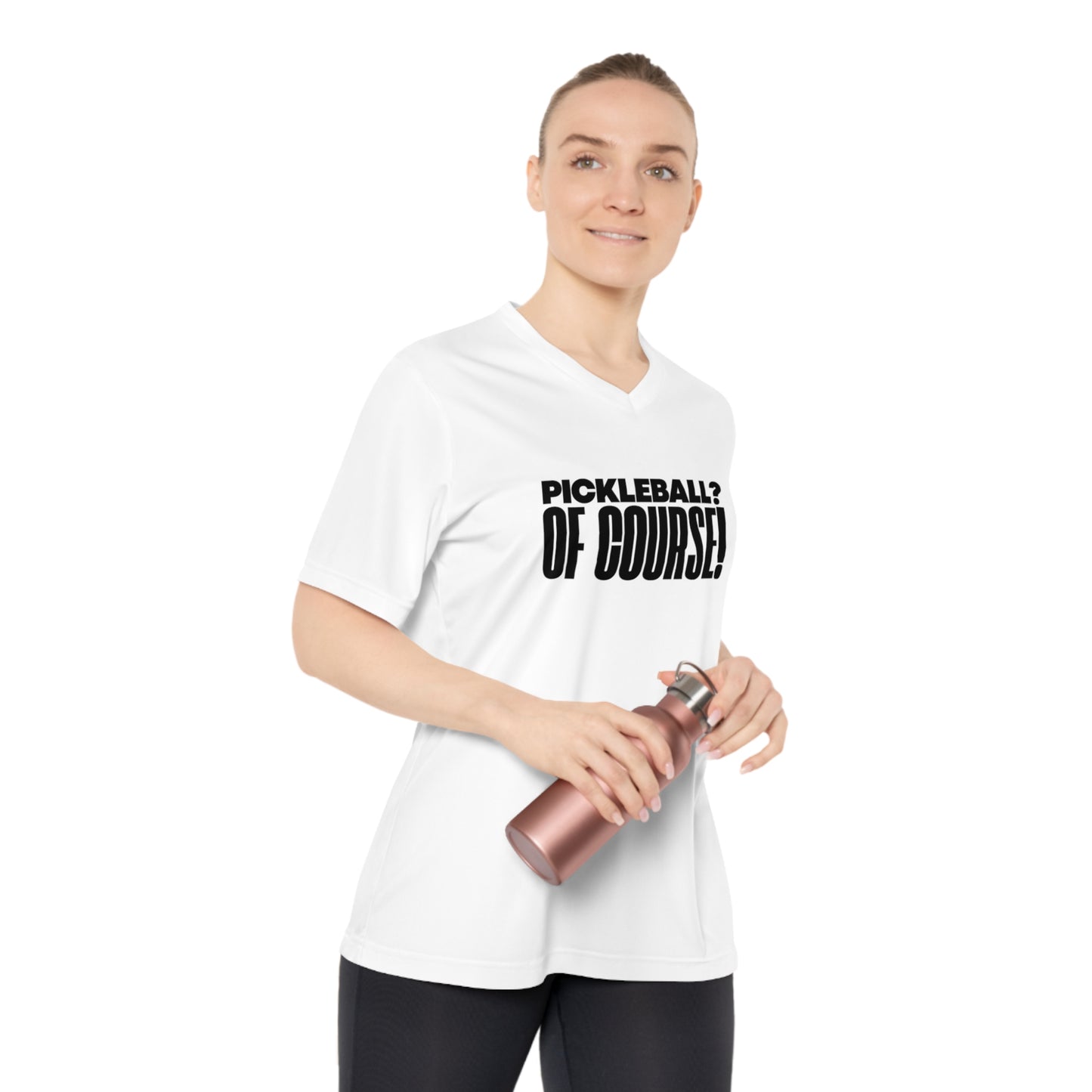 Pickleball? Of Course! Women's Performance V-Neck