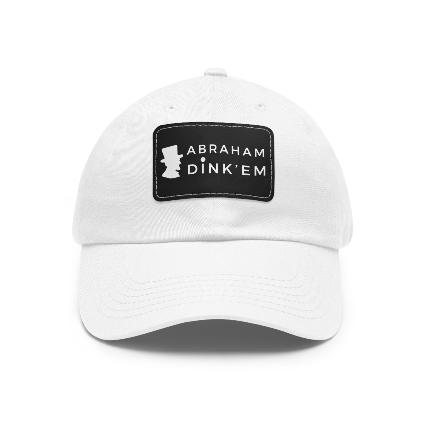 Abraham Dink'Em Baseball Cap with Leather Patch