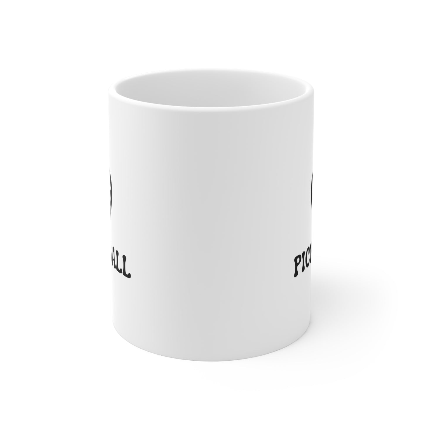 I Love Pickleball 11 Oz White Coffee Mug
