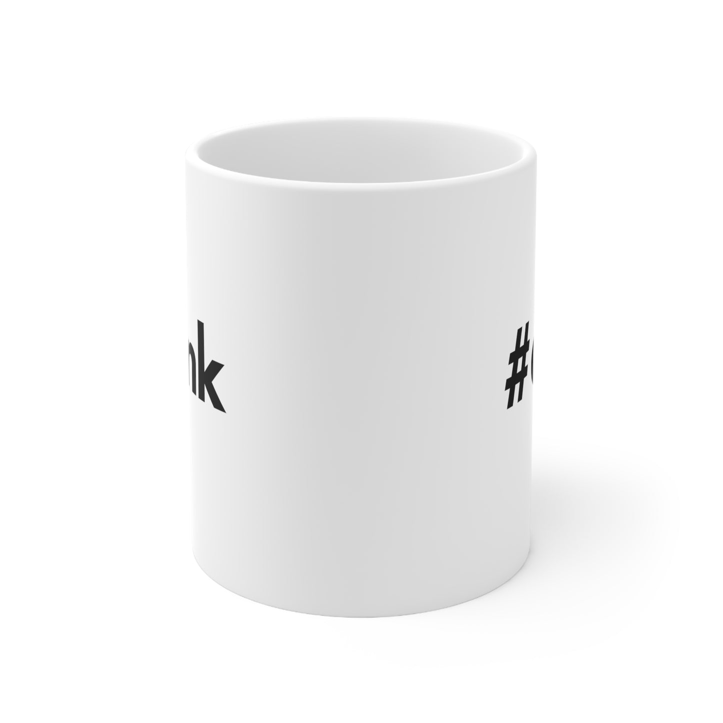 #dink 11 Oz White Coffee Mug