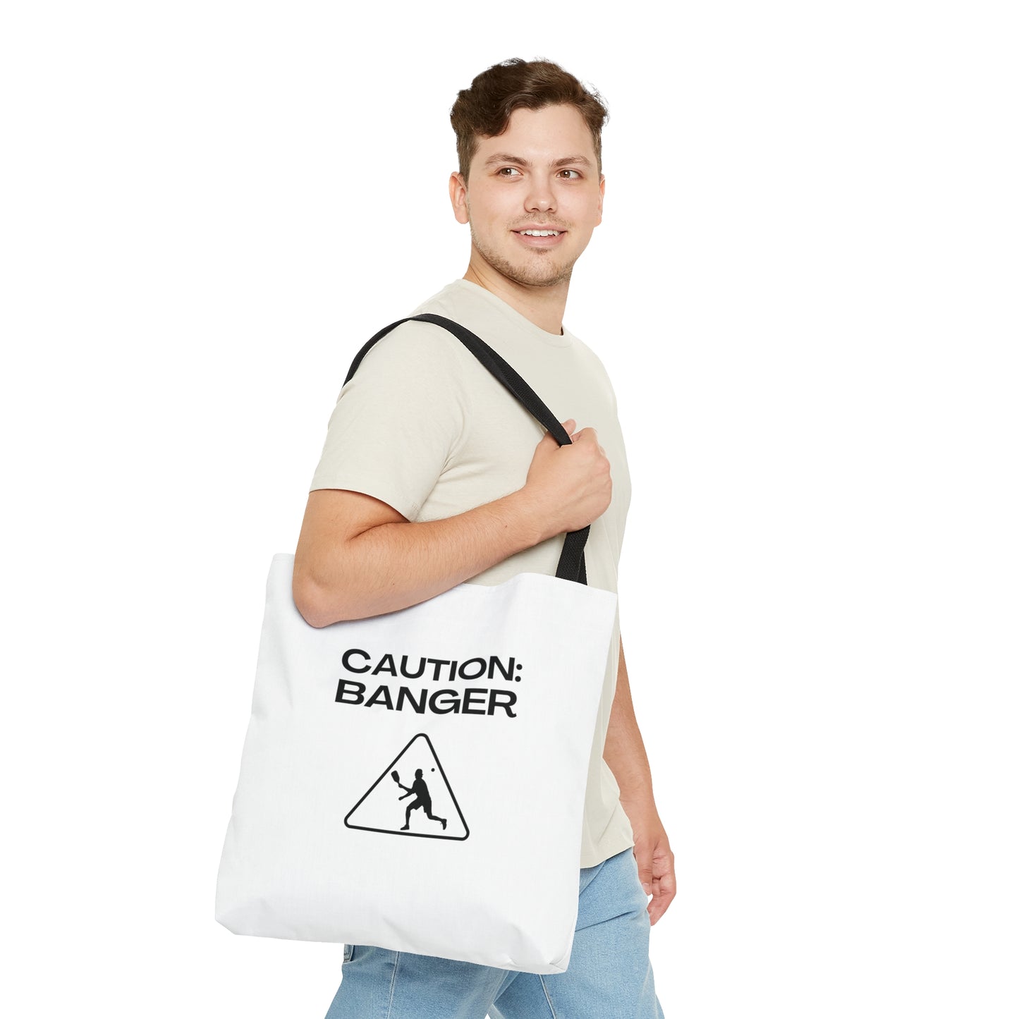 Caution: Banger Tote Bag