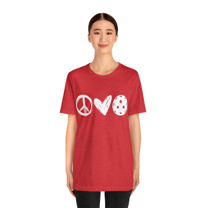 Peace, Love, Pickleball Bella+Canvas