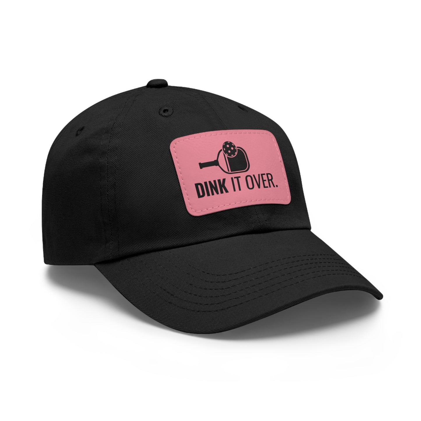 Dink It Over Baseball Cap with Leather Patch