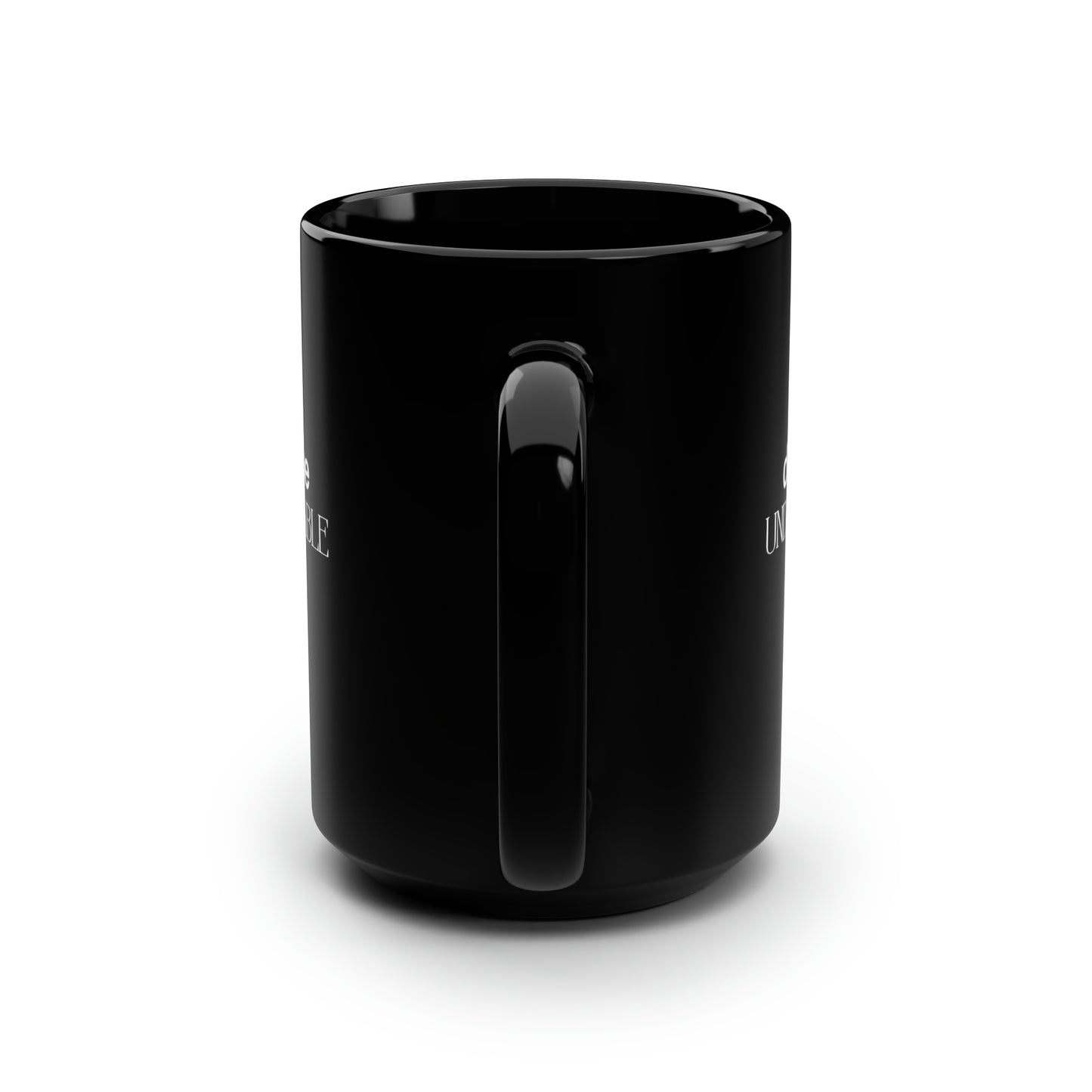 Do The Undinkable 15 Oz Black Coffee Mug