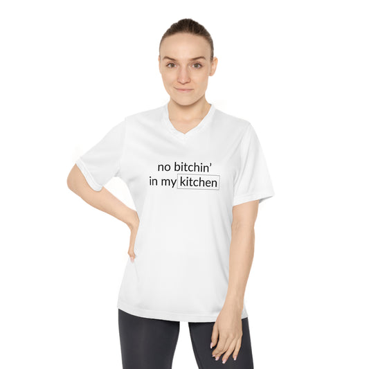 No Bitchin' In My Kitchen Women's Performance V-Neck