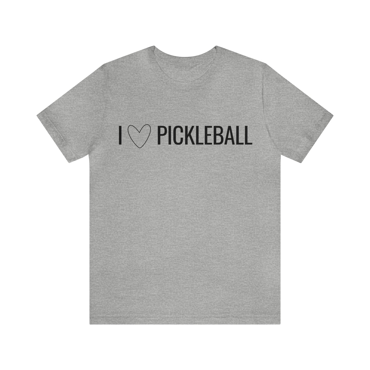 I Heart Pickleball Bella+Canvas