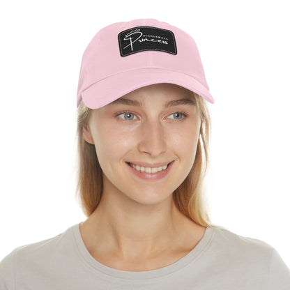 Pickleball Princess Baseball Cap with Leather Patch